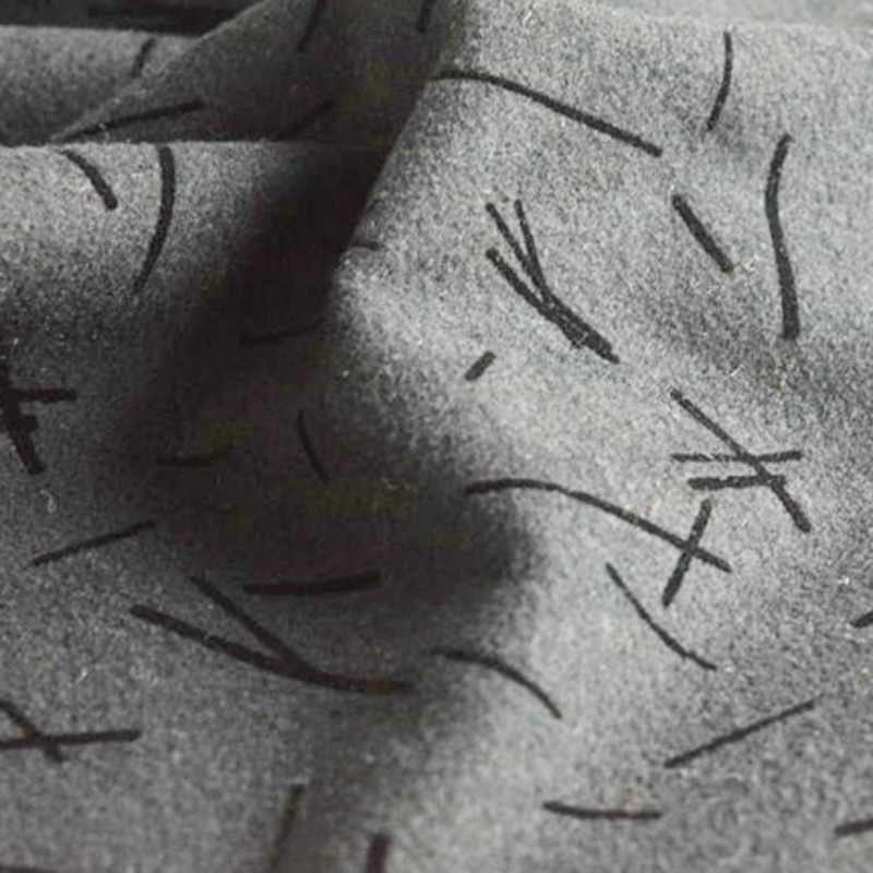 Y型植絨麥呢植絨毛呢面料植絨面料